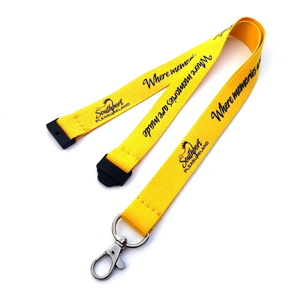 Custom Polyester Lanyards with Printing Logo - Custom Polyester Lanyards with Printing Logo - Image 1 of 9