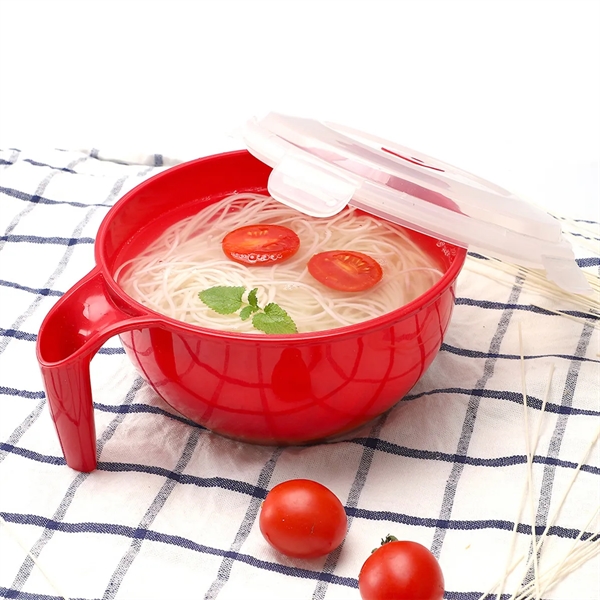 Microwavable Plastic Food Container Soup Mugs Bowl with Lid - Microwavable Plastic Food Container Soup Mugs Bowl with Lid - Image 4 of 4