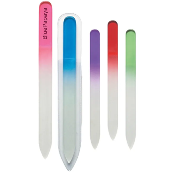 Double-Sided Etched Surface Glass Nail File - Double-Sided Etched Surface Glass Nail File - Image 0 of 5