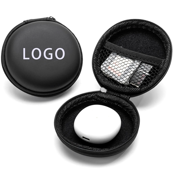 Portable Round Headphone Storage Box - Portable Round Headphone Storage Box - Image 0 of 1