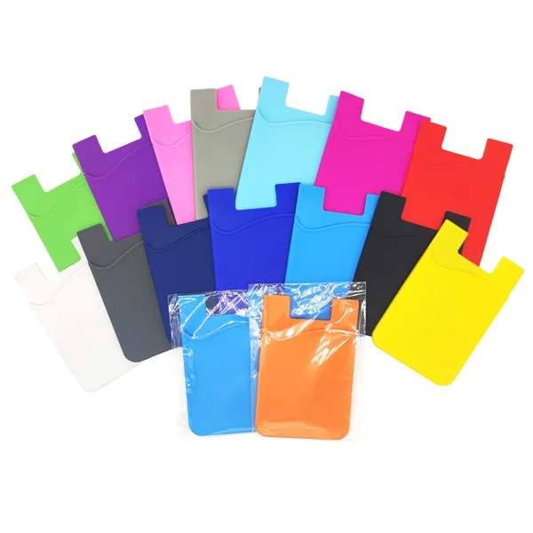 Silicone Phone Wallet - Silicone Phone Wallet - Image 2 of 3