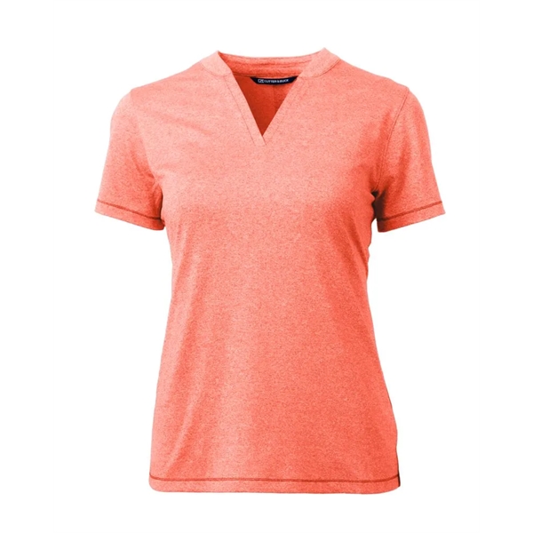 Cutter & Buck Forge Eco Heathered Stretch Womens Blade Top