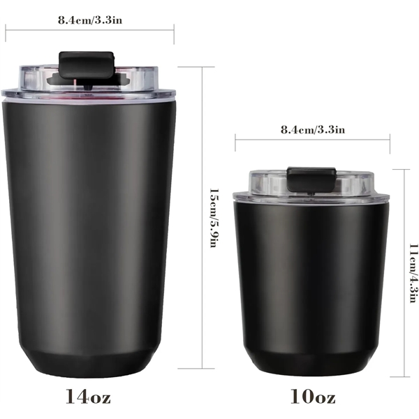 Insulated Tumblers with Lid Travel Coffee Mug(10oz,14oz) - Insulated Tumblers with Lid Travel Coffee Mug(10oz,14oz) - Image 1 of 4