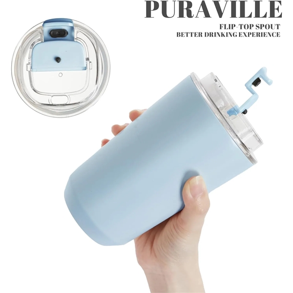 Insulated Tumblers with Lid Travel Coffee Mug(10oz,14oz) - Insulated Tumblers with Lid Travel Coffee Mug(10oz,14oz) - Image 4 of 4