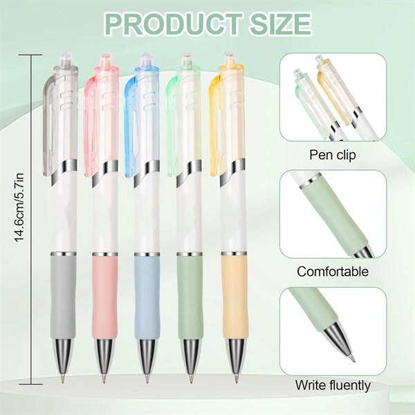 0.5mm Ballpoint Gel Black Ink Pens - 0.5mm Ballpoint Gel Black Ink Pens - Image 2 of 4