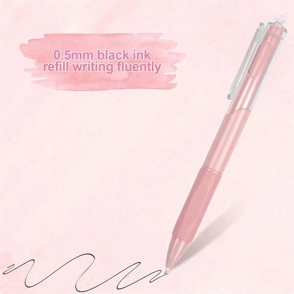 0.5mm Ballpoint Gel Black Ink Pens - 0.5mm Ballpoint Gel Black Ink Pens - Image 3 of 4