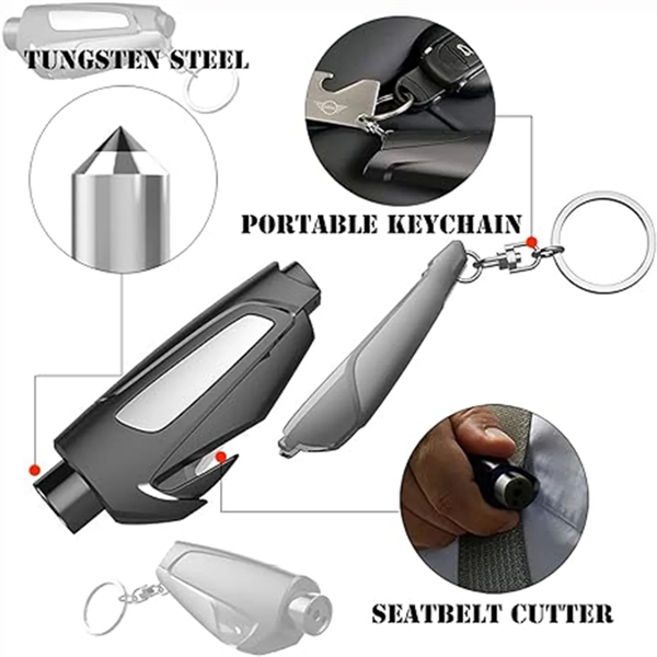 Upgrade Mini Durable Car Broken Window Hammer Key-Chain - Upgrade Mini Durable Car Broken Window Hammer Key-Chain - Image 6 of 6