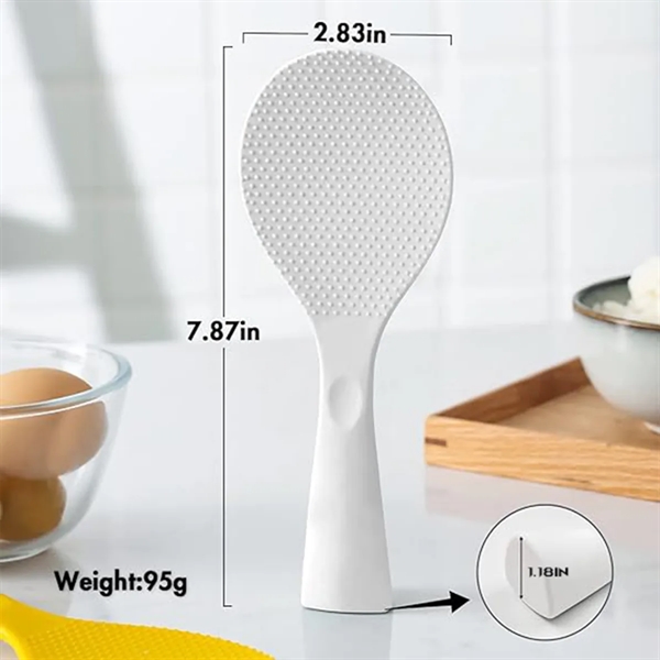 Silicone Standing Non Stick Heat Resistant Rice Paddle - Silicone Standing Non Stick Heat Resistant Rice Paddle - Image 1 of 6