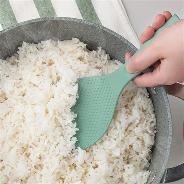 Silicone Standing Non Stick Heat Resistant Rice Paddle - Silicone Standing Non Stick Heat Resistant Rice Paddle - Image 3 of 6