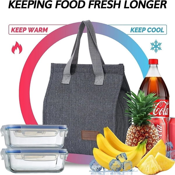 Insulated Lunch Bag For Women Men Kids - Insulated Lunch Bag For Women Men Kids - Image 2 of 4