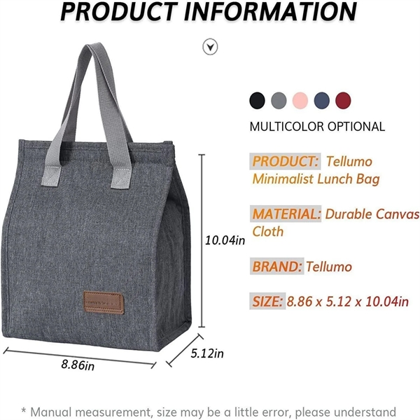 Insulated Lunch Bag For Women Men Kids - Insulated Lunch Bag For Women Men Kids - Image 3 of 4