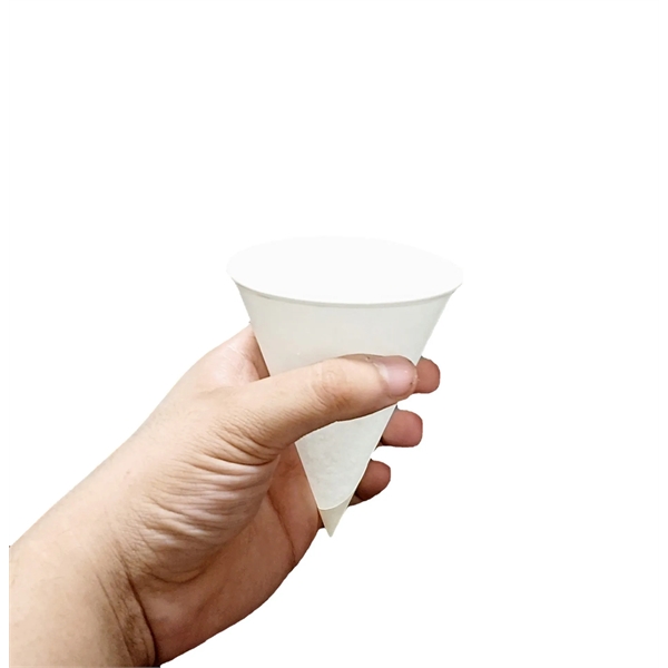 Eco-Friendly White Cone Cups - Eco-Friendly White Cone Cups - Image 3 of 4