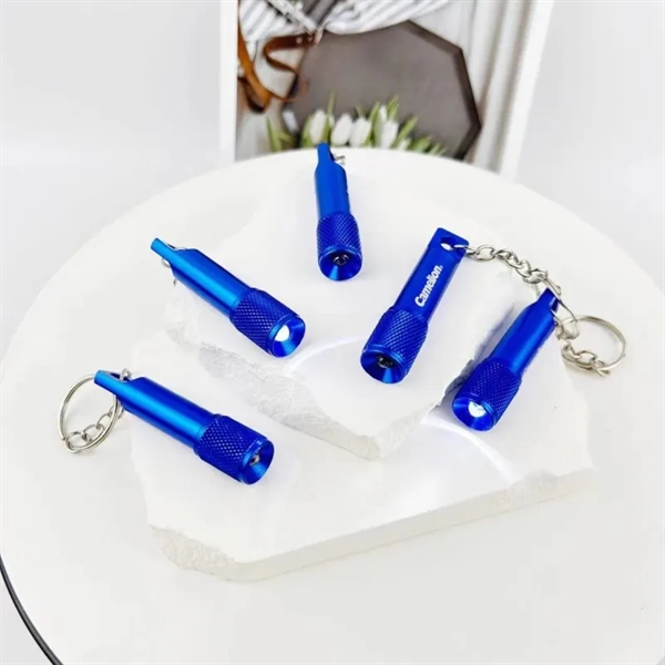 Keychain LED Flashlight Mini Bright Key Ring Portable - Keychain LED Flashlight Mini Bright Key Ring Portable - Image 2 of 2