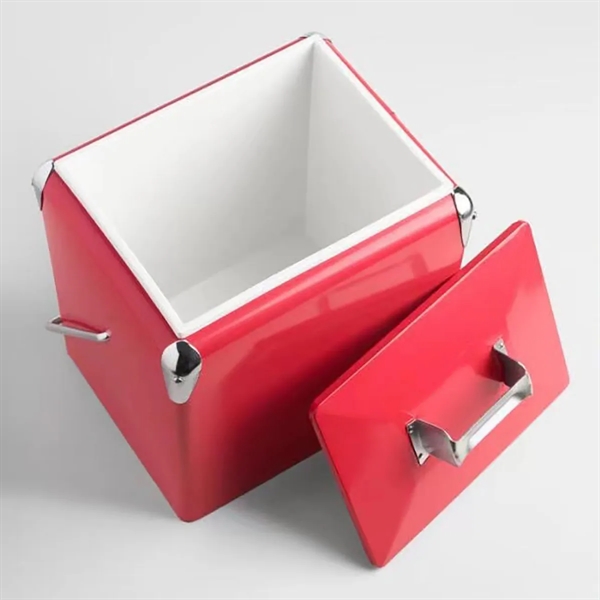 Large Capacity Outdoor Retro  Picnic Insulated Cooler - Large Capacity Outdoor Retro  Picnic Insulated Cooler - Image 2 of 5