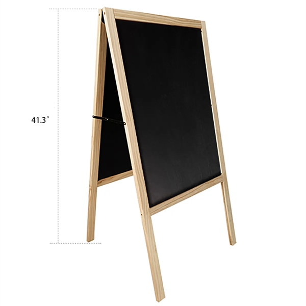 Floor-Standing Wooden Information Advertising Blackboard - Floor-Standing Wooden Information Advertising Blackboard - Image 2 of 4