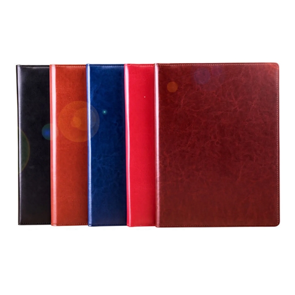 PU Leather Portfolio Folder with Cover - PU Leather Portfolio Folder with Cover - Image 5 of 6