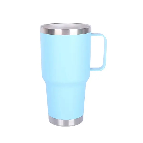 40 Oz Stainless Steel Tumbler With Handle - 40 Oz Stainless Steel Tumbler With Handle - Image 0 of 6