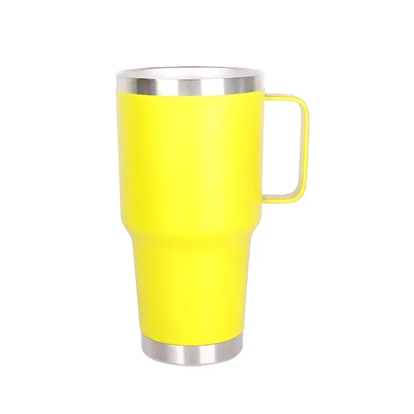 40 Oz Stainless Steel Tumbler With Handle - 40 Oz Stainless Steel Tumbler With Handle - Image 1 of 6