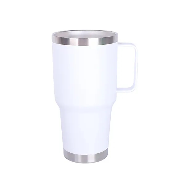 40 Oz Stainless Steel Tumbler With Handle - 40 Oz Stainless Steel Tumbler With Handle - Image 2 of 6