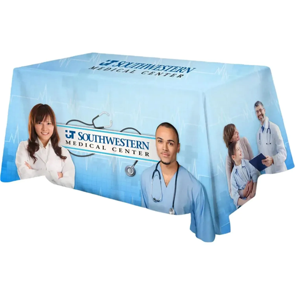 6' Premium TableCloth Full Color Flowing Table Throws - 6' Premium TableCloth Full Color Flowing Table Throws - Image 0 of 1