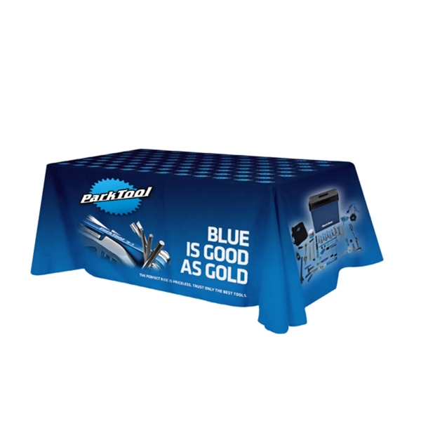 Premium Table Thorws 8ft Full Color Flowing Tablecloth - Premium Table Thorws 8ft Full Color Flowing Tablecloth - Image 1 of 1