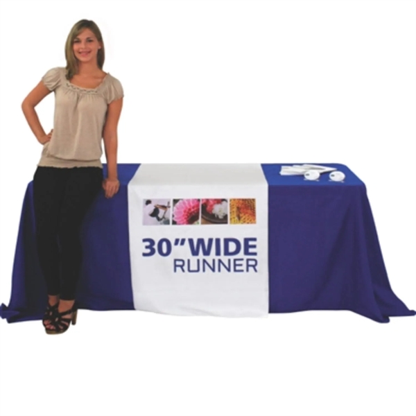 30" Wide Fully Sublimated Satin Table Runners - 30" Wide Fully Sublimated Satin Table Runners - Image 2 of 4