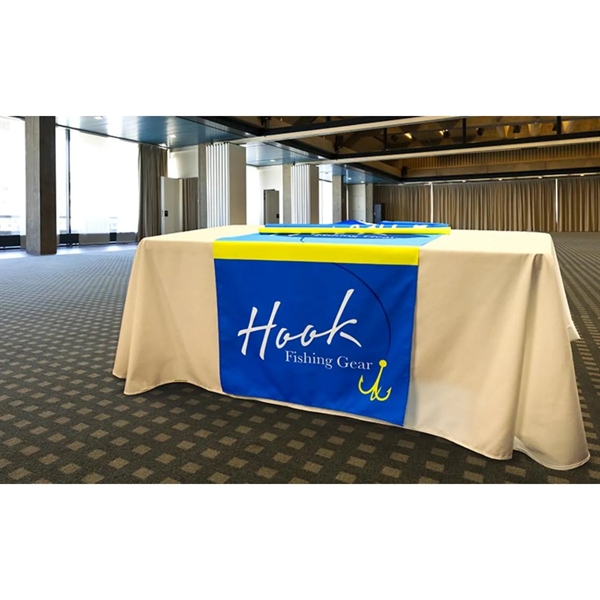 36" Wide Fully Sublimated Satin Table Runners - 36" Wide Fully Sublimated Satin Table Runners - Image 0 of 4
