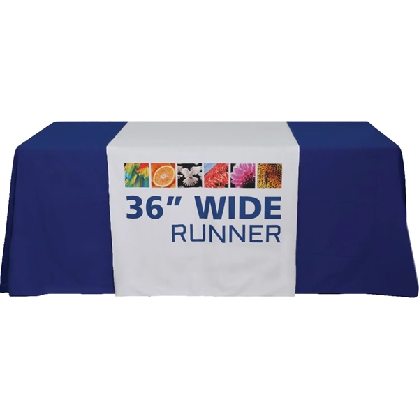 36" Wide Fully Sublimated Satin Table Runners - 36" Wide Fully Sublimated Satin Table Runners - Image 4 of 4