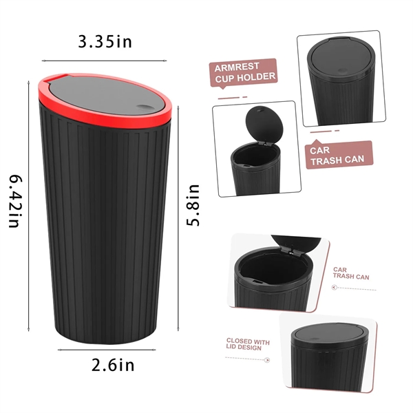 Push-Type Vehicle-Mounted Trash Can