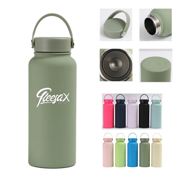 32 Oz Wide Mouth Bottle With Flex Cap - 32 Oz Wide Mouth Bottle With Flex Cap - Image 0 of 14