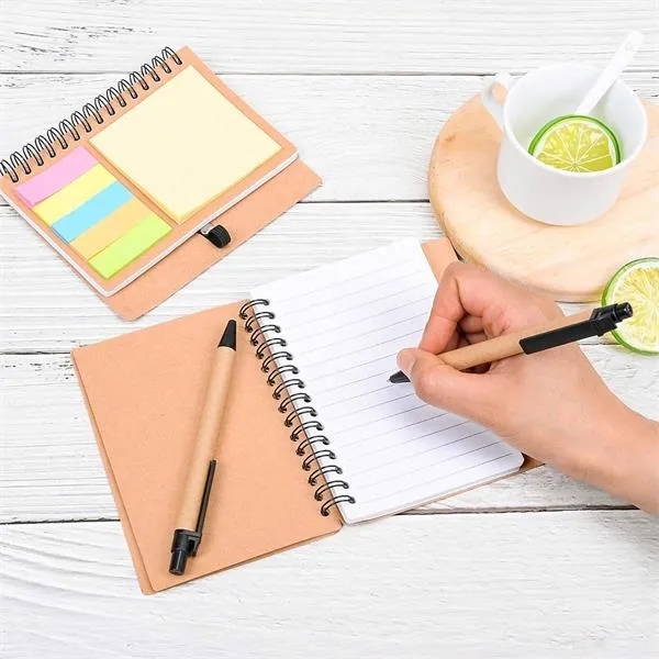 Sticky Notebook with Pen Holder - Sticky Notebook with Pen Holder - Image 2 of 2
