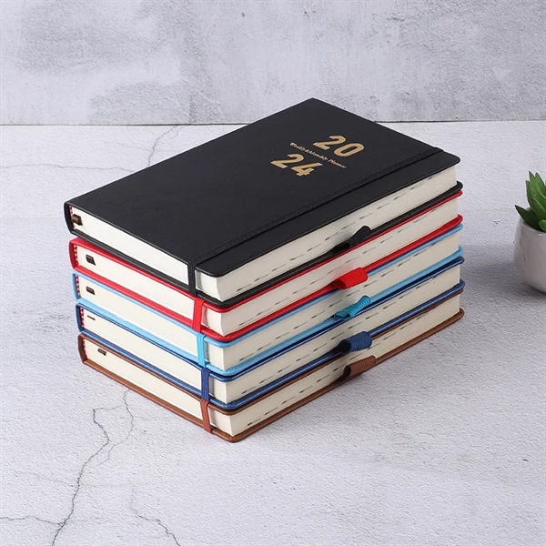 Daily Planner With Notes Pages & Pen Holder - Daily Planner With Notes Pages & Pen Holder - Image 1 of 2