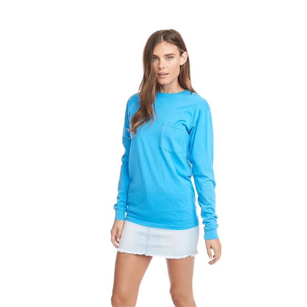 Next Level Apparel Adult Inspired Dye Long-Sleeve Crew wi... - Next Level Apparel Adult Inspired Dye Long-Sleeve Crew wi... - Image 11 of 23