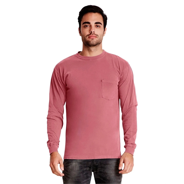 Next Level Apparel Adult Inspired Dye Long-Sleeve Crew wi... - Next Level Apparel Adult Inspired Dye Long-Sleeve Crew wi... - Image 14 of 23