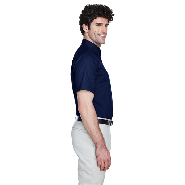 CORE365 Men's Tall Optimum Short-Sleeve Twill Shirt - CORE365 Men's Tall Optimum Short-Sleeve Twill Shirt - Image 6 of 10