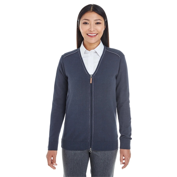 Devon & Jones Ladies' Manchester Fully-Fashioned Full-Zip... - Devon & Jones Ladies' Manchester Fully-Fashioned Full-Zip... - Image 16 of 27