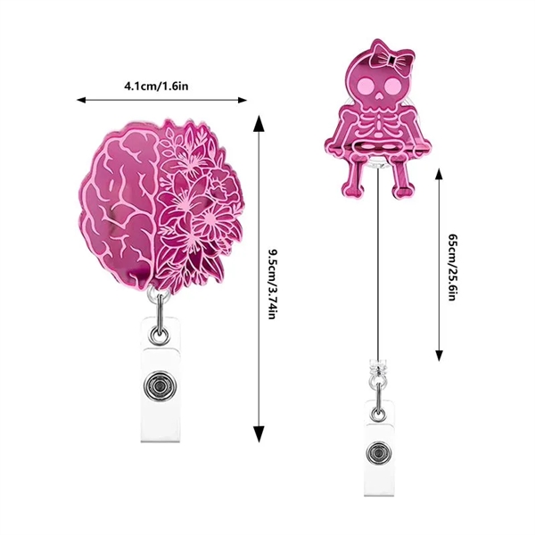 Retractable Nursing Badge Reel - Retractable Nursing Badge Reel - Image 2 of 2
