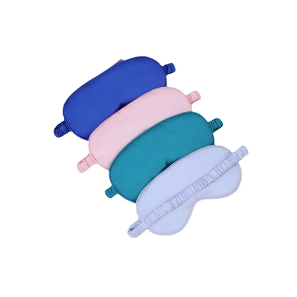 Double Layer Imitated Silk Fabric Eye Mask Sleep Eyeshade