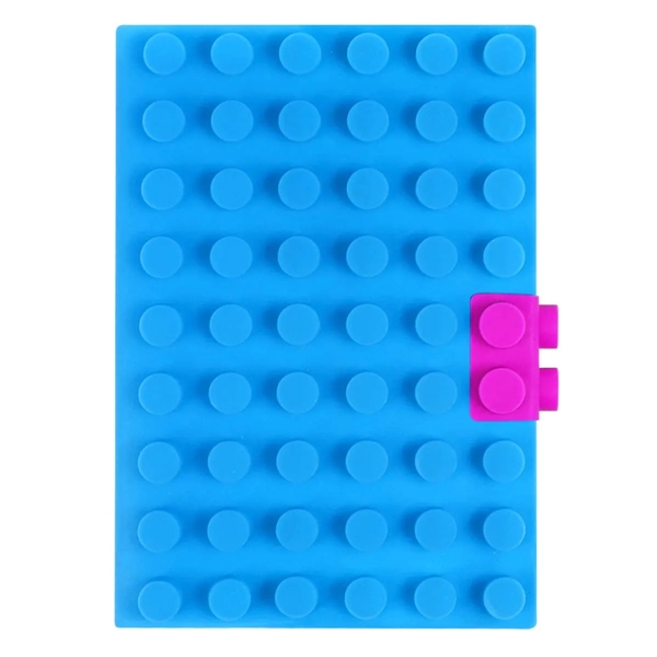 Custom Creative Building Block Silicone Student Notebook - Custom Creative Building Block Silicone Student Notebook - Image 5 of 9