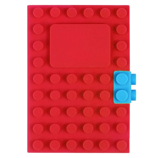 Custom Creative Building Block Silicone Student Notebook - Custom Creative Building Block Silicone Student Notebook - Image 6 of 9
