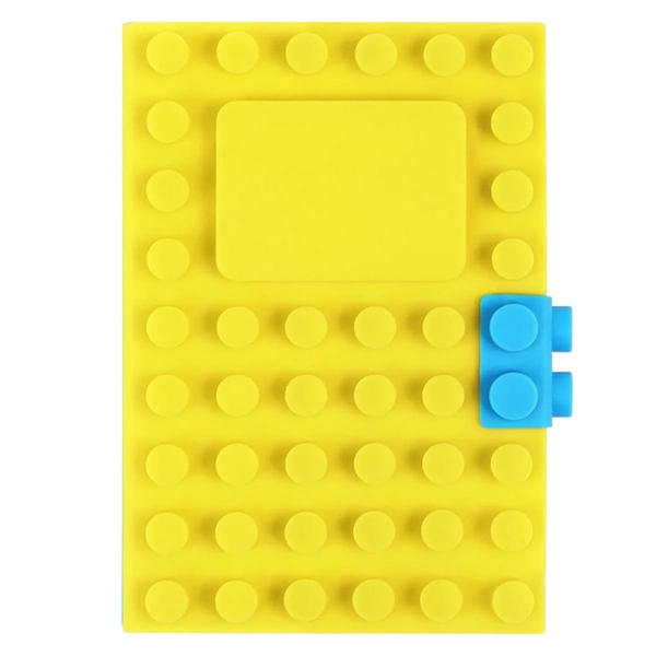 Custom Creative Building Block Silicone Student Notebook - Custom Creative Building Block Silicone Student Notebook - Image 7 of 9
