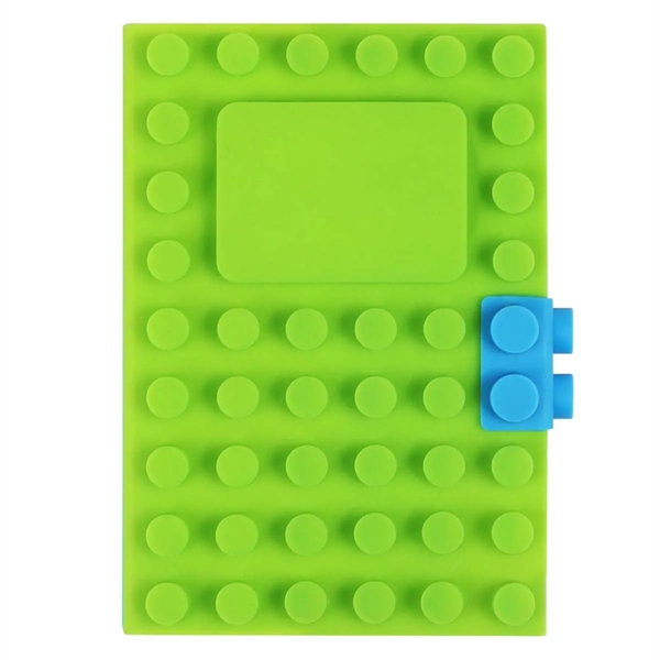 Custom Creative Building Block Silicone Student Notebook - Custom Creative Building Block Silicone Student Notebook - Image 9 of 9