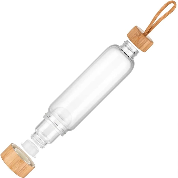 Quartz Crystal Glass Water Bottle - Quartz Crystal Glass Water Bottle - Image 2 of 4