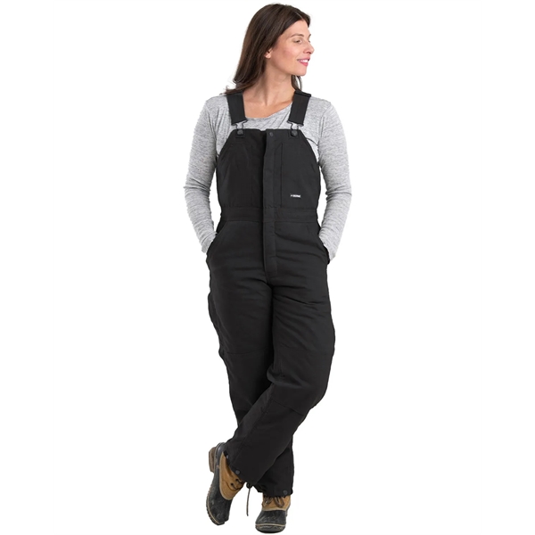 Berne Ladies' Softstone Duck Insulated Bib Overall - Berne Ladies' Softstone Duck Insulated Bib Overall - Image 4 of 8