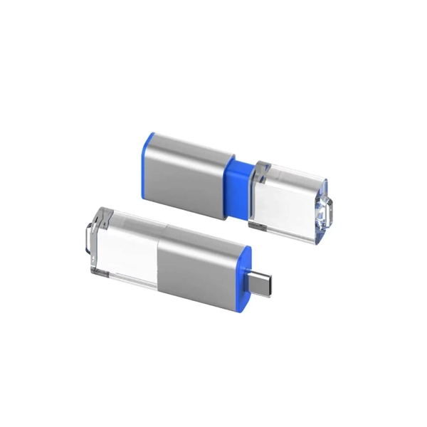 Slide Type-C LED OTG USB Flash drive - Slide Type-C LED OTG USB Flash drive - Image 1 of 5