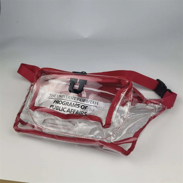 Translucent Promotional Color PVC Fanny Pack - Translucent Promotional Color PVC Fanny Pack - Image 1 of 9