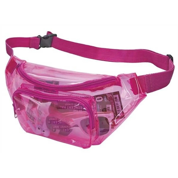 Translucent Promotional Color PVC Fanny Pack - Translucent Promotional Color PVC Fanny Pack - Image 6 of 9