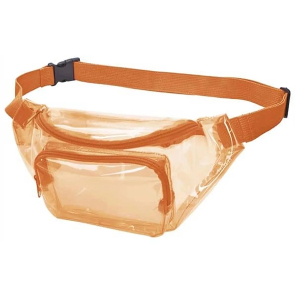 Translucent Promotional Color PVC Fanny Pack - Translucent Promotional Color PVC Fanny Pack - Image 8 of 9