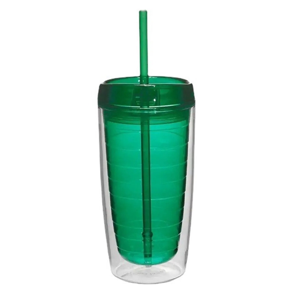 16Oz Double Wall Solid Clear Orbit Acrylic Tumbler - 16Oz Double Wall Solid Clear Orbit Acrylic Tumbler - Image 4 of 4