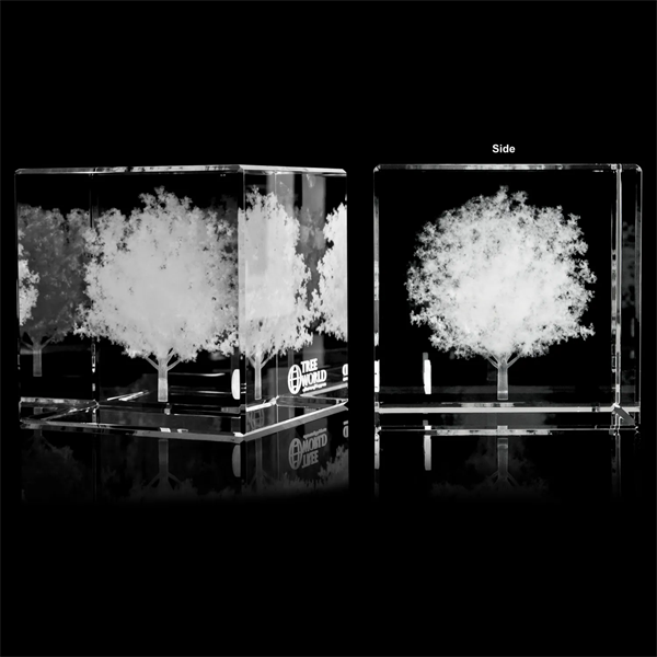 3D Crystal Cube Award Paperweight - Custom Imprint - 3D Crystal Cube Award Paperweight - Custom Imprint - Image 0 of 0